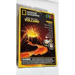 National Geographic Volcano Kit STEM Educational Science Toy Open Box Complete